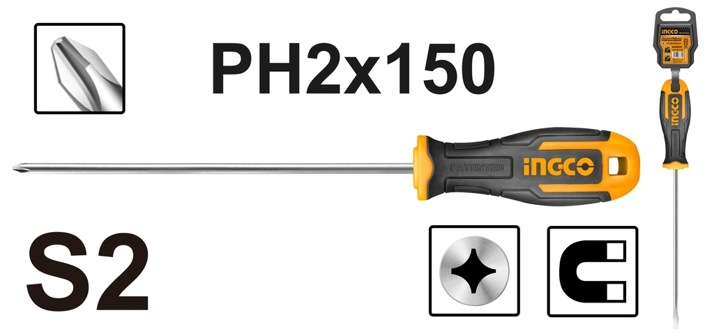 DESTORNILLADOR ESTRELLA PH2X150