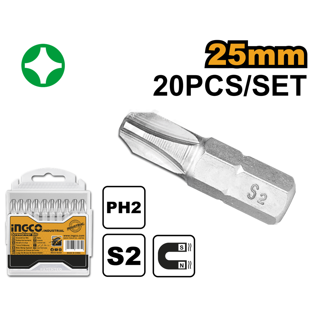 [AGOTADO] PUNTA DESTORNILLADOR PH2 25MM UNIDAD
