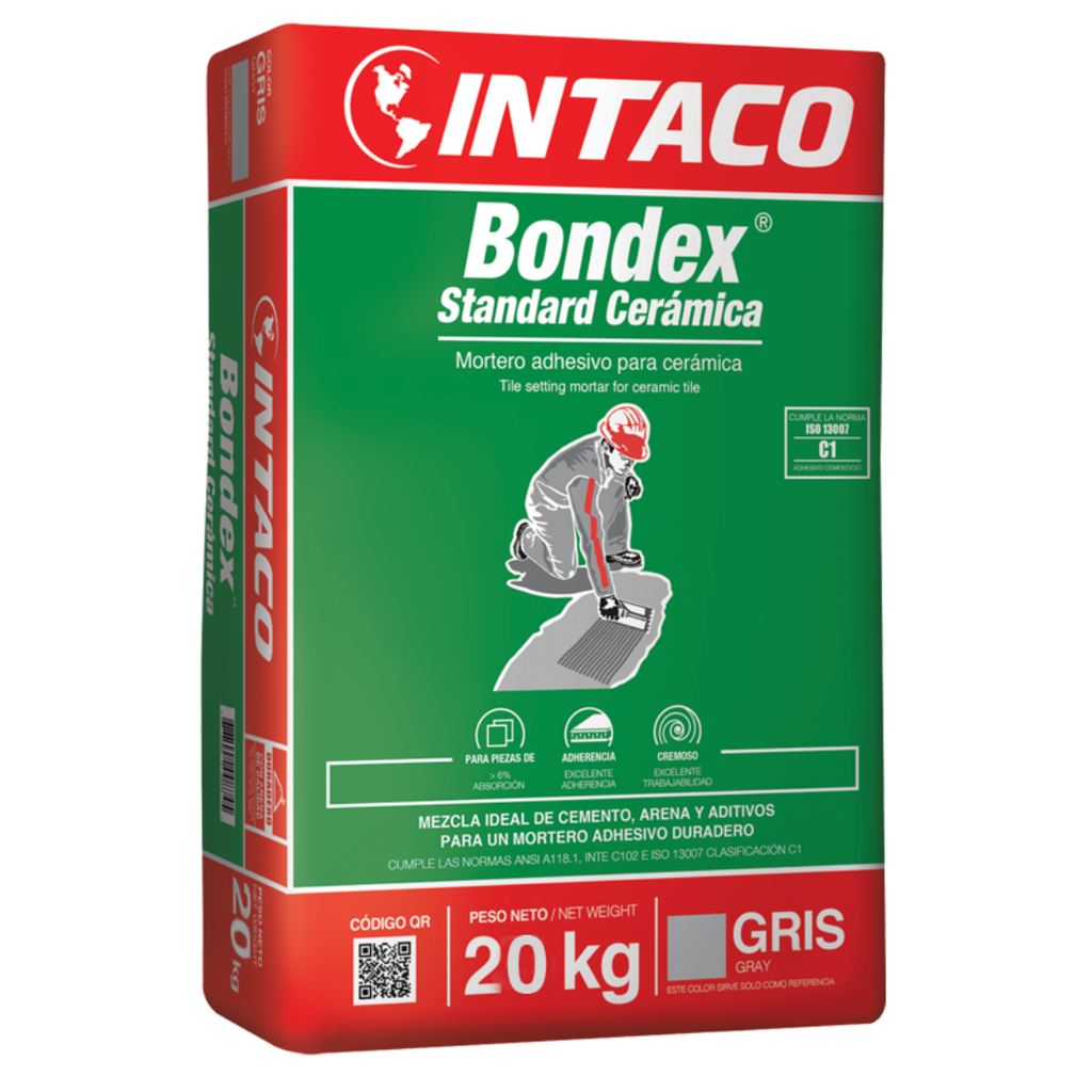 BONDEX STANDARD CERAMICA 20KG GRIS