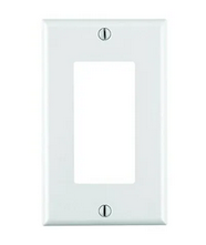 TAPA DE INTERRUPTOR DECORA BLANCA U18