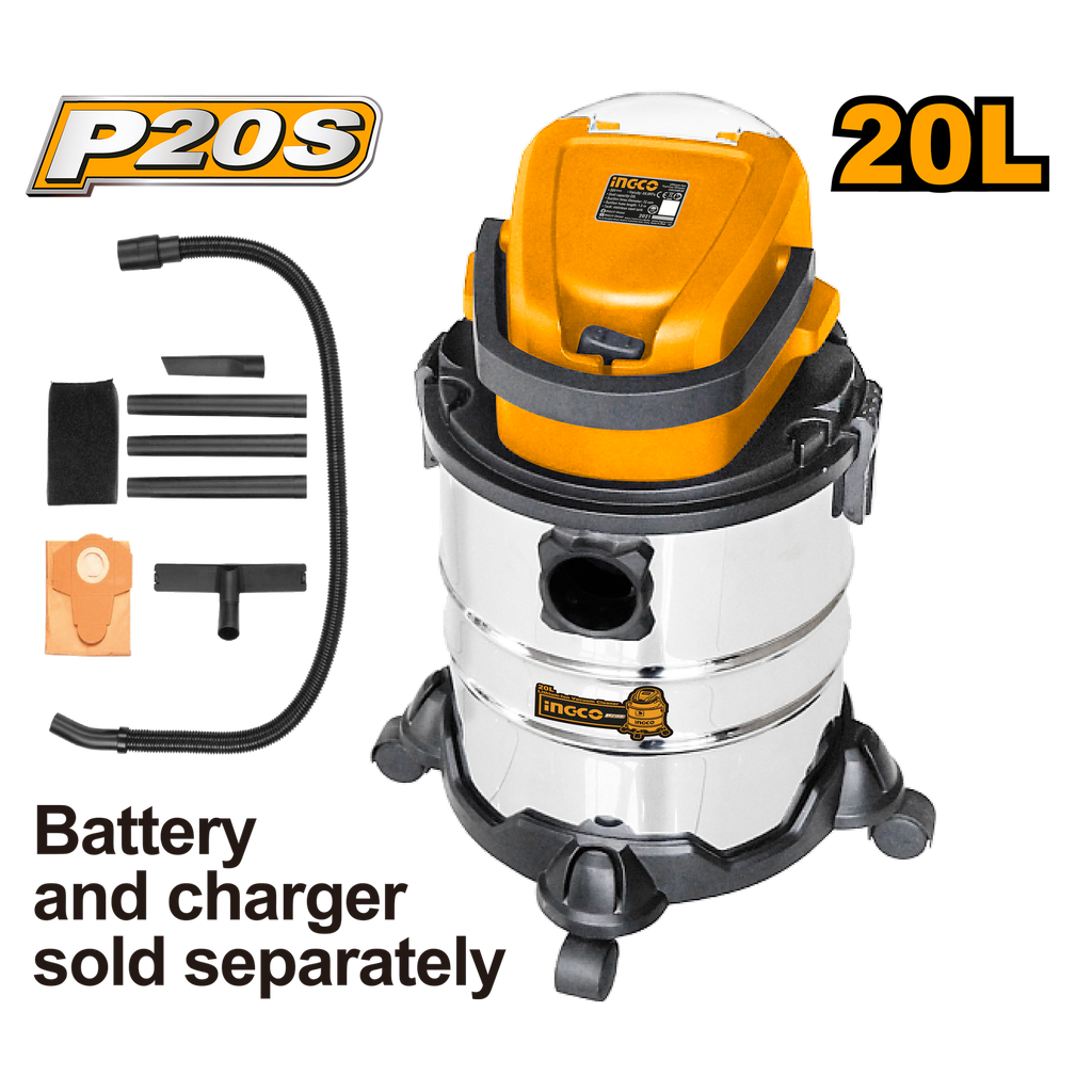 ASPIRADORA 20V 20L
