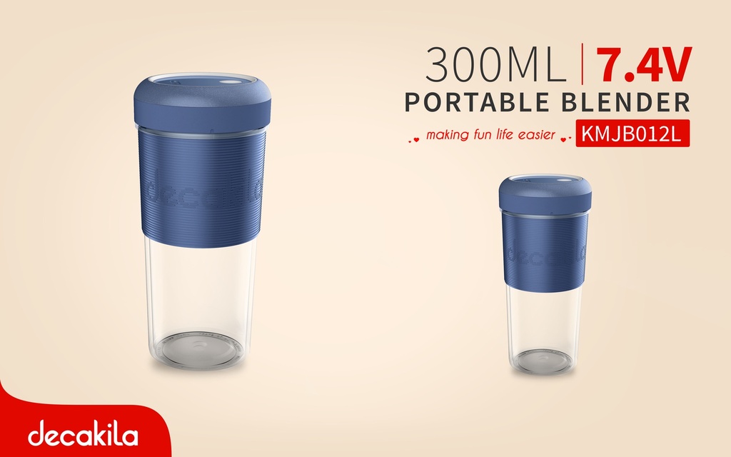 LICUADORA PORTATIL 300ML 50W