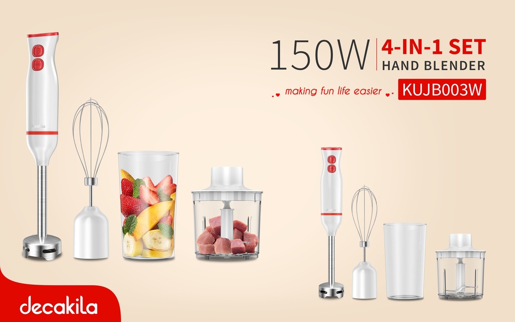 BATIDORA DE MANO 4 EN 1  150W