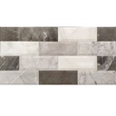 AZULEJO 25 X 50 MARBLEBRICK PERLA  (12PZA/2.00MT)