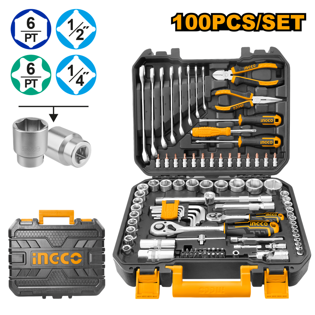CAJA DE HERRAMIENTAS 100 PCS