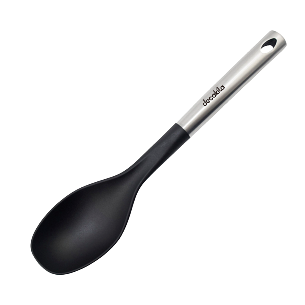CUCHARA NYLON Y ACERO INOX 13"