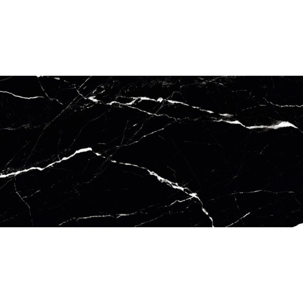 PORC. 60 X 120 ESMALTADO PULIDO RECTI.MARQUINA NEGRO