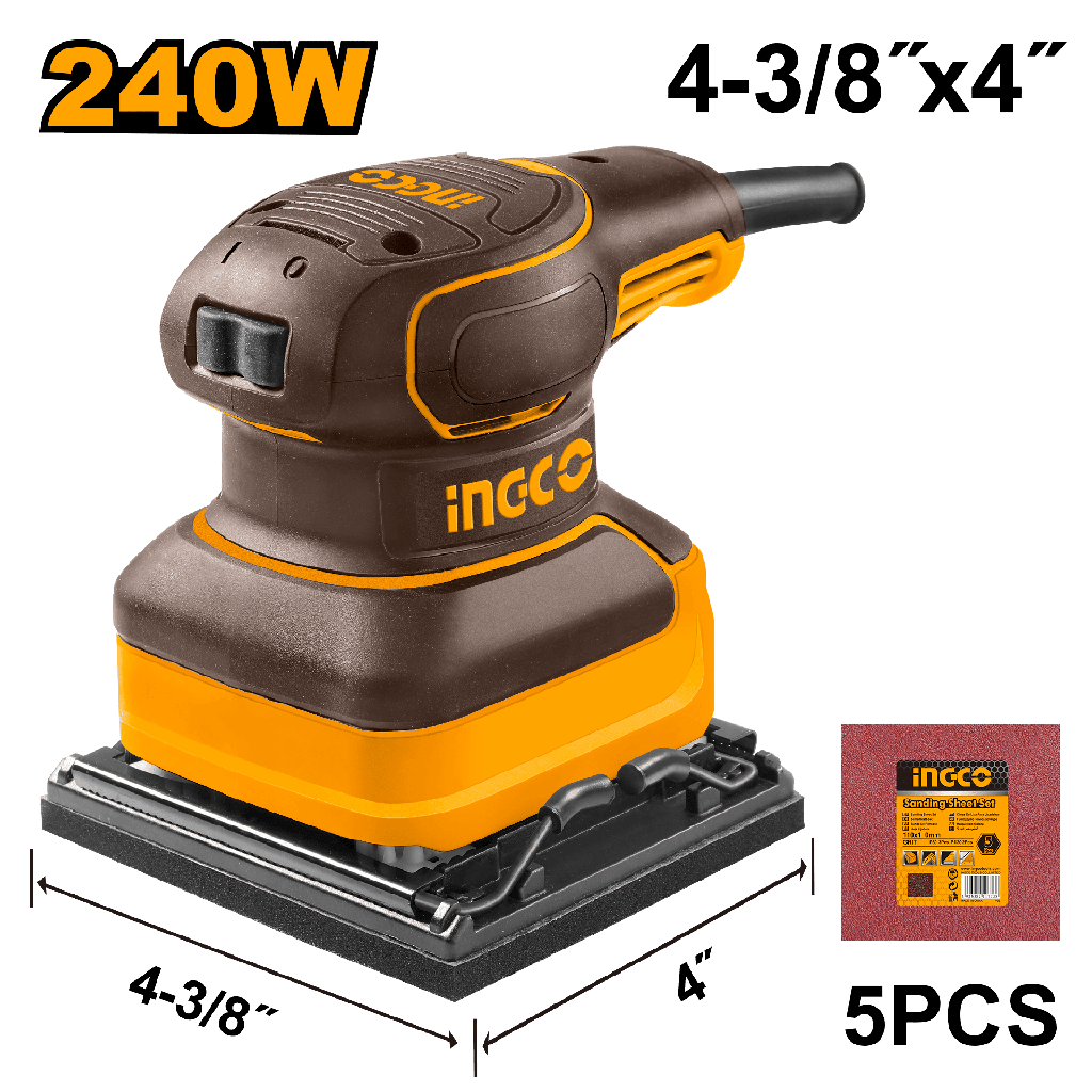 LIJADORA DE PALMA 4-3/8" X 4" 240W