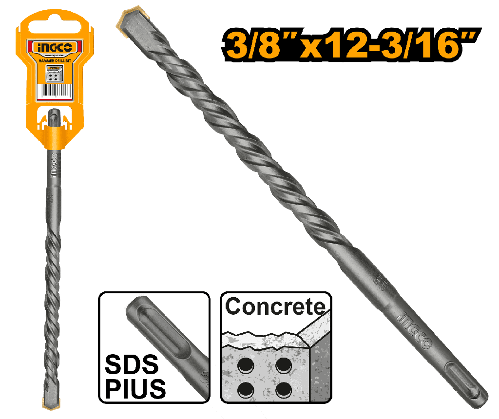 BROCA CONCRETO SDS PLUS 3/8" X 12-3/16"