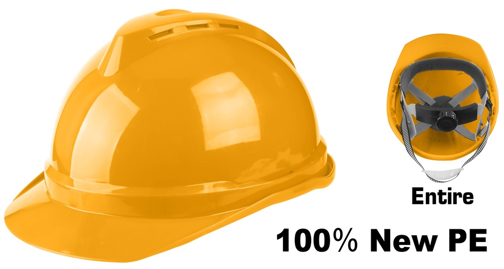 CASCO DE SEGURIDAD AMARILLO 