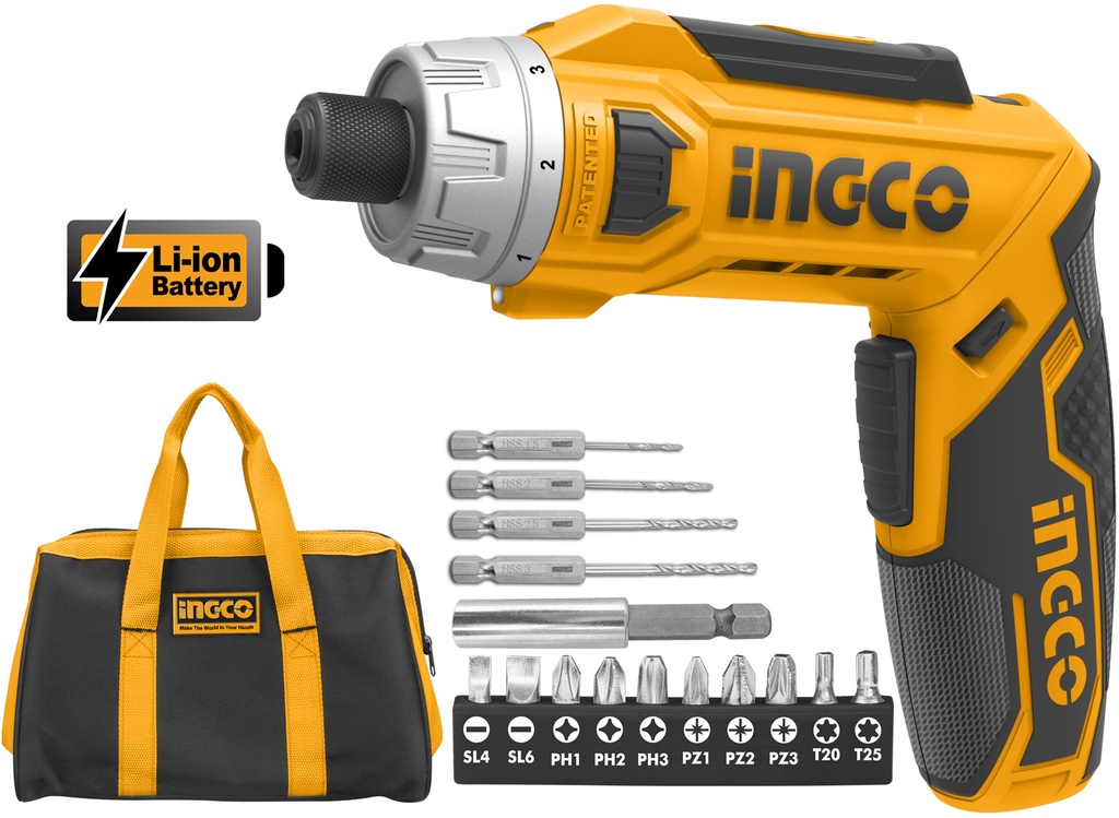 DESTORNILLADOR INALAMBRICO SET 8V 1/4"