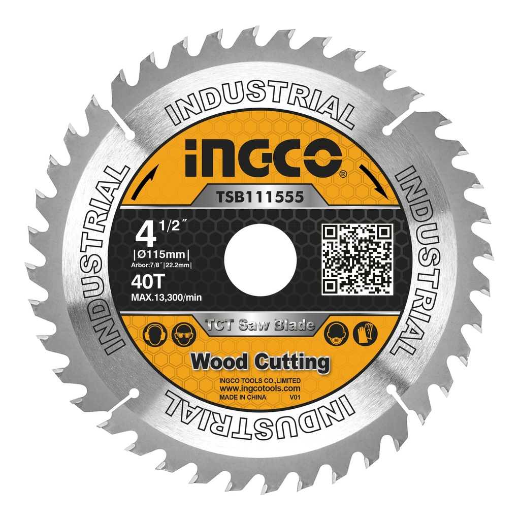 DISCO DE SIERRA 4-1/2" 40T
