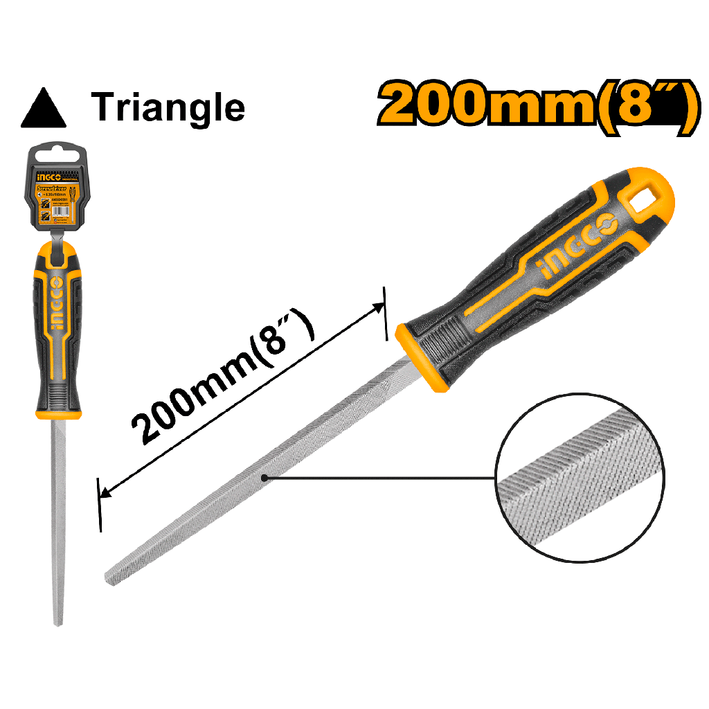 LIMA TRIANGULAR METAL 200MM