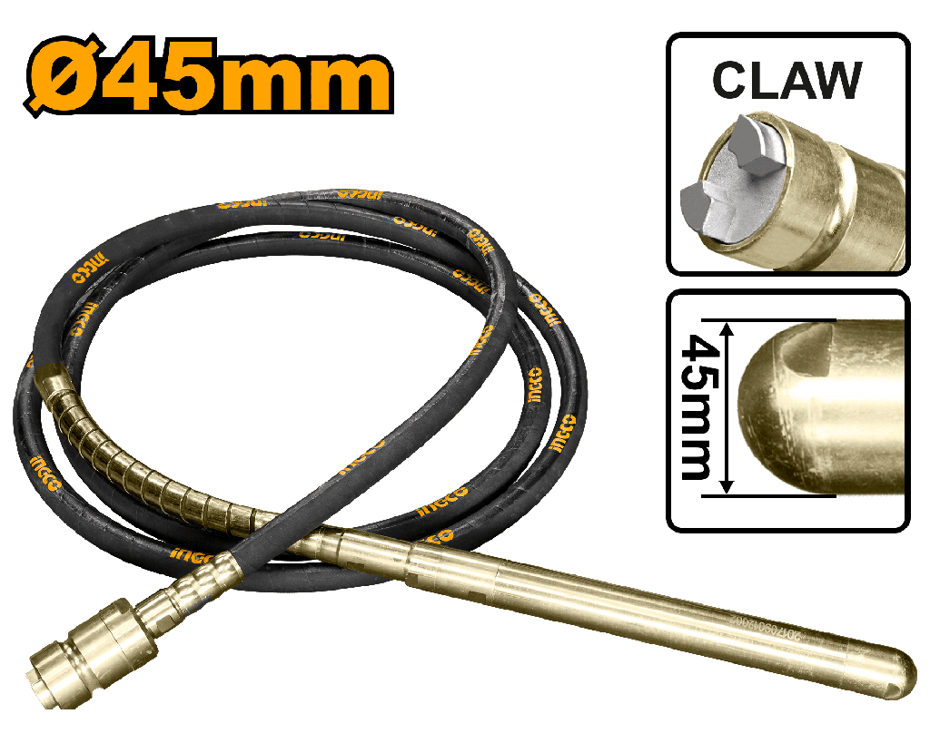 MANGUERA PARA VIBRADOR TIPO UÑA 6M