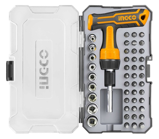 [HKSDB0478] DESTORNILLADOR LLAVE TRINQUETE 47PCS