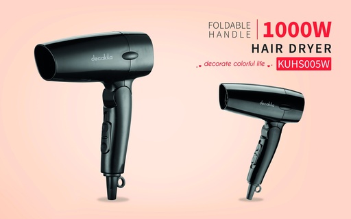 [KUHS005W] SECADOR DE CABELLO 1000W