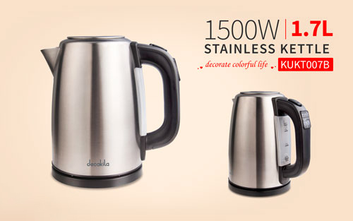 [KUKT007B] TETERA ACERO INOX 1.7L 1500W