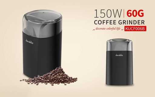 [KUCF006B] MOLEDOR GRANO DE CAFÉ 60G 150W