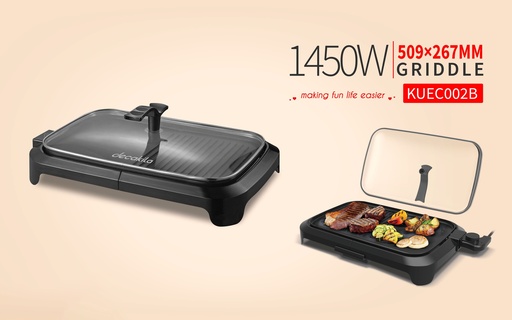 [KUEC002B] PARRILLA ELECTRICA 1450W
