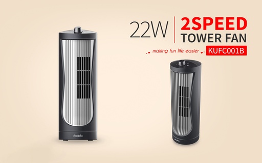 [KUFC001B] ABANICO DE TORRE 22W