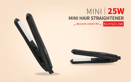 [KUHS013W] PLANCHA PARA CABELLO 25W ALUMINIO