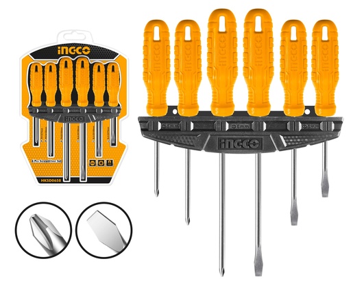 [HKSD0658] JUEGO DESTORNILLADOR 6 PCS