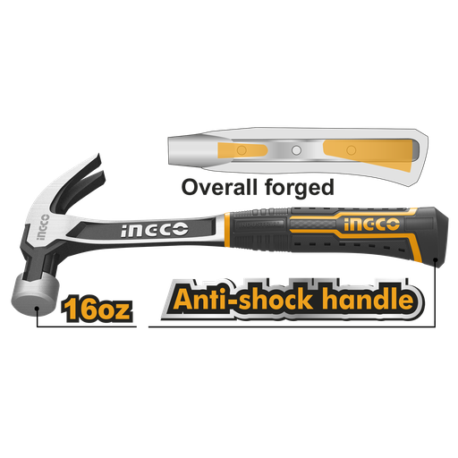 [HCH8816] MARTILLO 16OZ ANTI VIBRACION