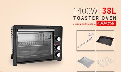 [KUEV005B] HORNO DE MESA 38L 1400W