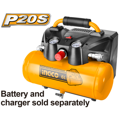 [CACLI2003] COMPRESOR DE AIRE 40V 6L 135PSI