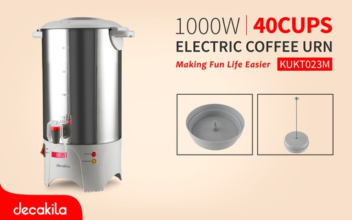 [KUKT023M] URNA PARA CAFE 6L 1000W