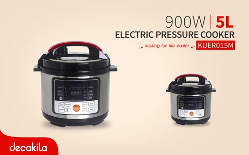 [KUER015M] OLLA DE PRESION ELECTRICA 5L 900W