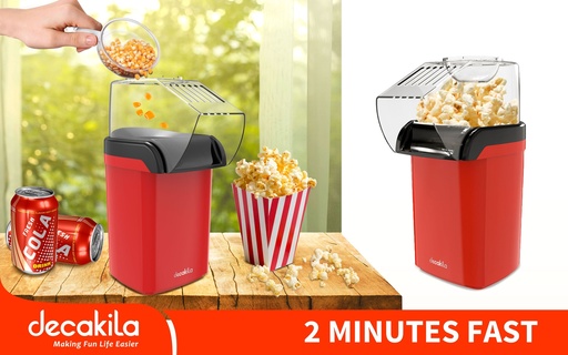 [KUTT009R] MAQUINA PARA PALOMITAS 0.27L 1200W