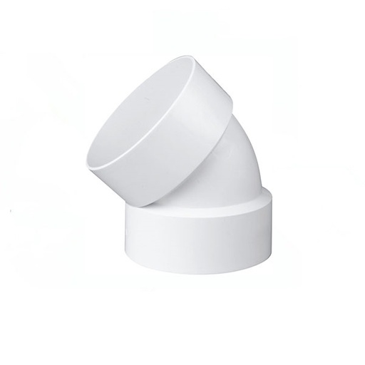 [22-2041] CODO PVC SCH-21 45° C/C SANIT 4" 