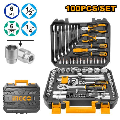 [HKTHP21001] CAJA DE HERRAMIENTAS 100 PCS
