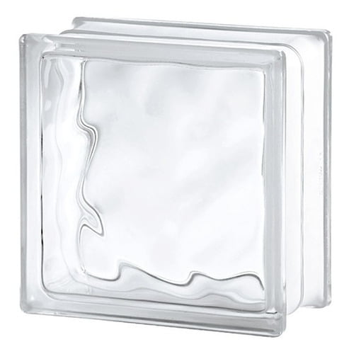 [46-0024] BLOQUE DE VIDRIO CLOUDY CLEAR JH001