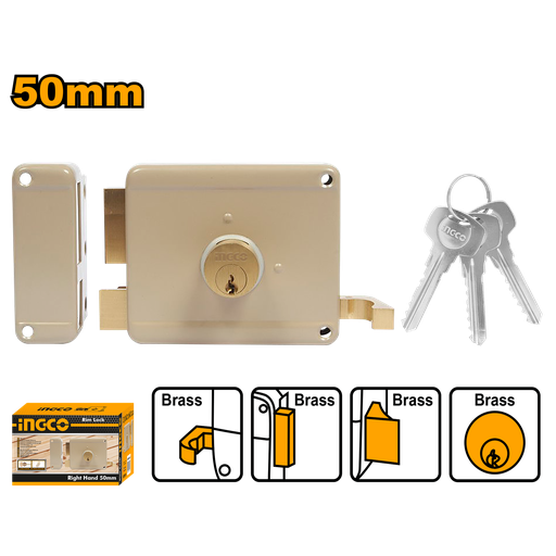 [LKRL150L] CERRADURA PARA MADERA IZQ 50MM