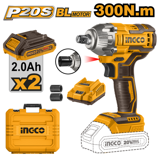 [UCIWLI2038] LLAVE DE IMPACTO LIT ION 1/2" 300NM 20V BL