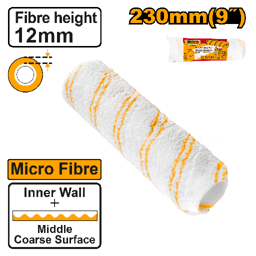 [HRC3323012] MOTA MICROFIBRA 9" X 12MM INTERIOR