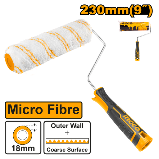 [HRHT042302D] RODILLO CON MOTA MICROFIBRA 9" X 18MM EXTERIOR