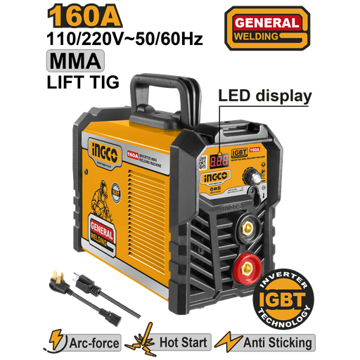 [ING-UMMA16028] MAQUINA DE SOLDAR INVERTER MMA/TIG LIFT 160A