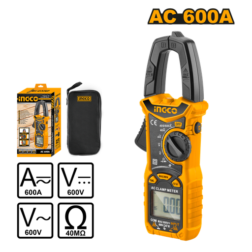 [DCM6003] MULTIMETRO DIGITAL AC TIPO PINZA 600AMP