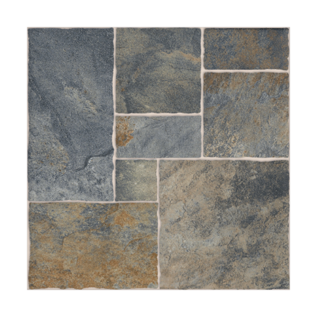 [39-0483] BALDOSA 45 X 45 NEW OREGON GRIS 1RA CJ/7PCS 1.42M2