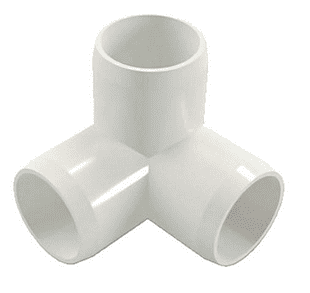[22-0634] CODO PVC 3 VIA DE 1/2"