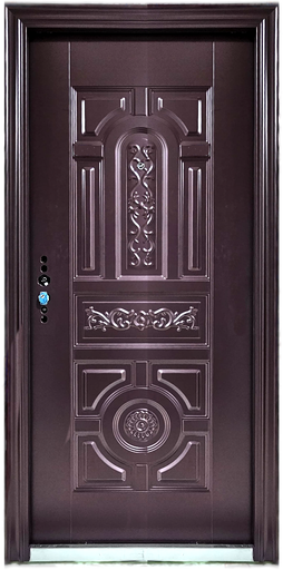 [41-3696] PUERTA MULTILOCK 2130 X 970 X 70MM MOD. SC-S804 CHOCOLATE IZQ.