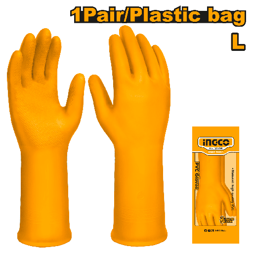 [HGVP01] GUANTES LARGOS PVC L