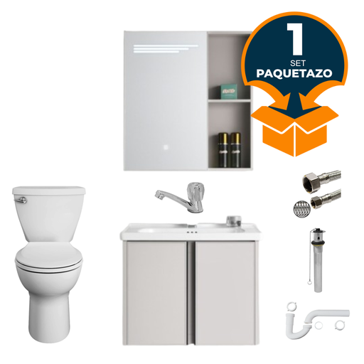 PAQUETAZO - COMBO MUEBLE DE BAÑO - 1 SET 