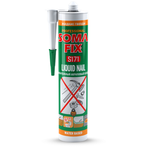 [S171] SOMAFIX CLAVO LIQUIDO (BASE AGUA) - BLANCO 310ML