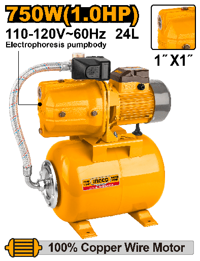 [UJPT07508] BOMBA AUTOMATICA 1 HP 