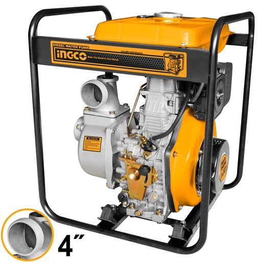 [GEP401] BOMBA PARA AGUA DIESEL 8.3HP 4" 418CC