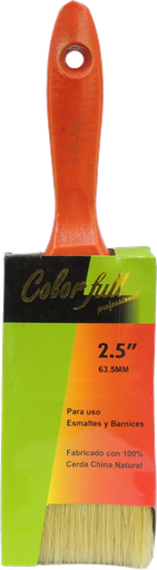 [8888333209916] BROCHA COLORFULL 2.5"